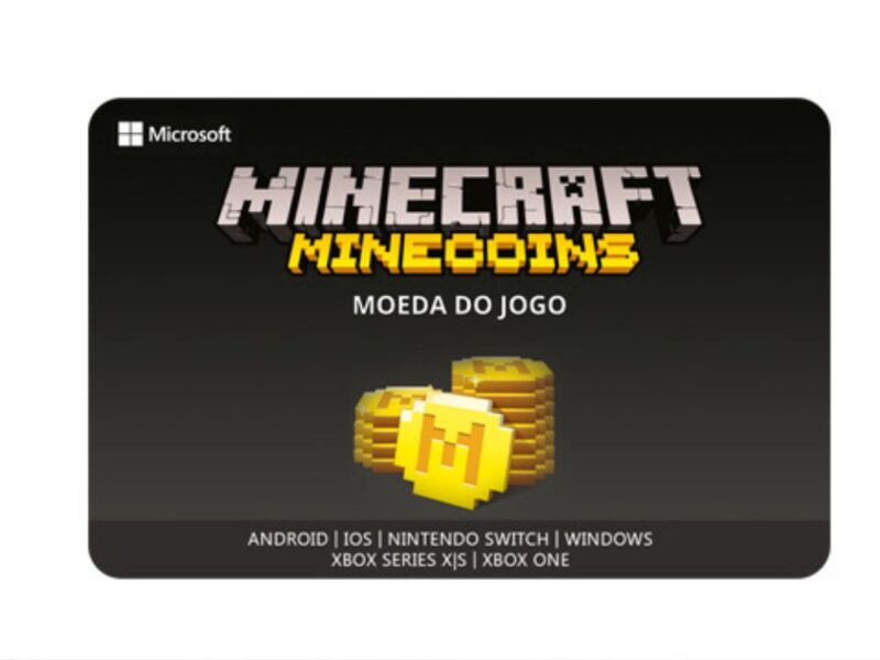 Cartão Presente Virtual Minecraft Minecoins