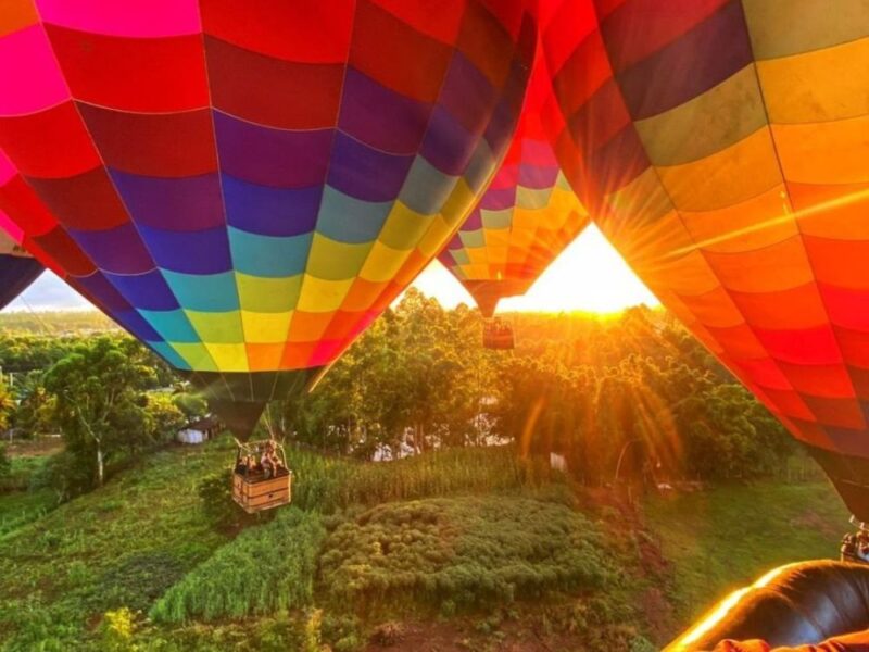 O encanto e a serenidade de Cambará do Sul vistos de cima em voo de balão ao nascer do sol - Imagem 4